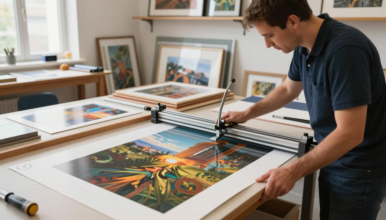 How to Frame Large Format Prints Without Warping or Damage