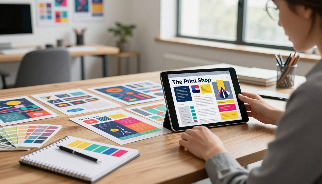 how to print flyers